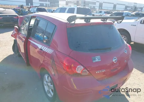 2008 Nissan Versa 1.8Sl из США, поврежденный, VIN 3N1BC13E58L354885